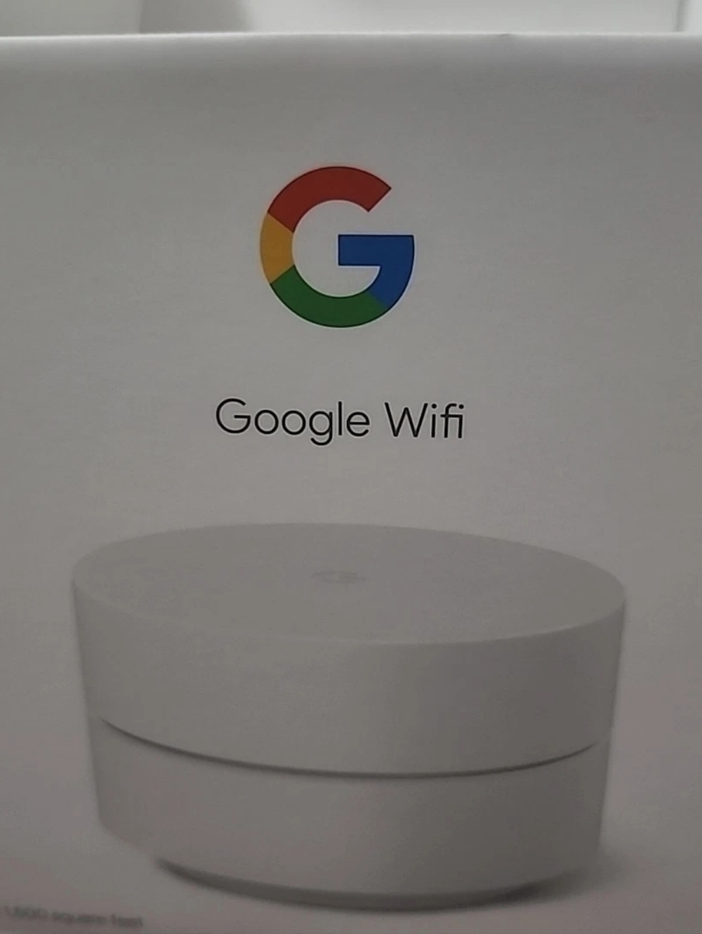 Google Fiber Jack Power Box in White with Gray Text